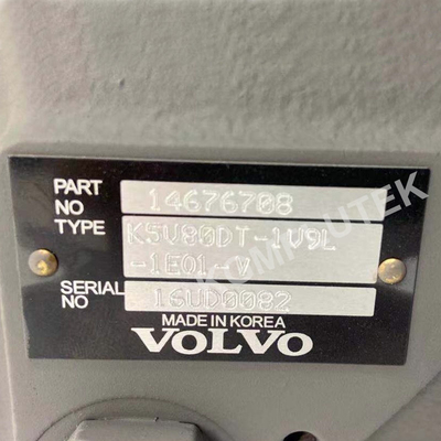 14676708 bomba hidráulica K5V80DT-1V9L-1E01-V de la fan de VOLVO EC950E
