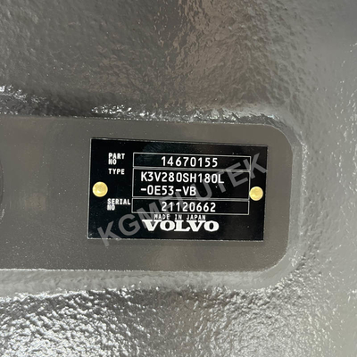 Bomba principal hidráulica 14670155 de K3V280SH180L-0E53-VB VOLVO para EC950E