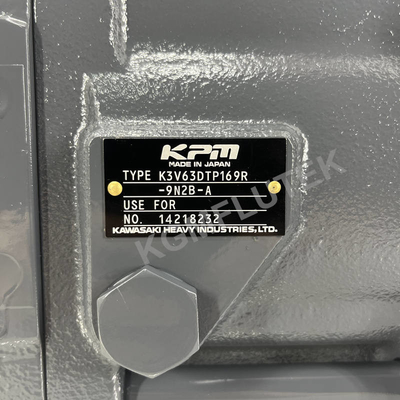 Excavador Hydraulic Pump K3V63DTP169R-9N2B-A de SH120-3 KAWASAKI KPM