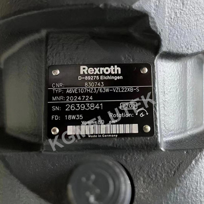 Motor impulsor final A6VE107HZ3 63W-VZL22XB-S de Travel Motor 26393841 del excavador XE470