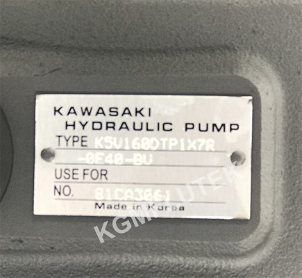 Máquina de dirección de Sany SMHW48 Kawasaki Main Pump K5V160DTP1X7R-0E40-BV