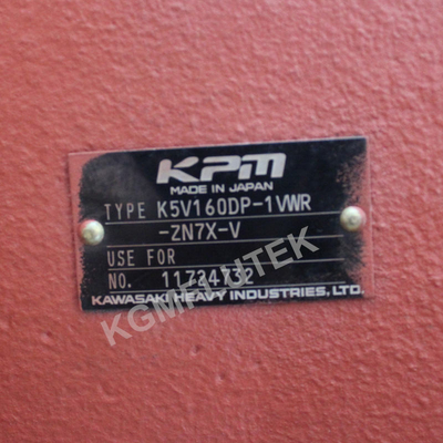 Bomba de pistón hidráulica de K1045748A KPM K5V160DP-1VWR-2N7X-V para DH370-9