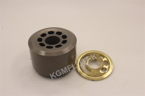 Bloque de cilindro de la placa de la válvula de la pompa hydráulica de K3V63 K5V80 KPM para el excavador
