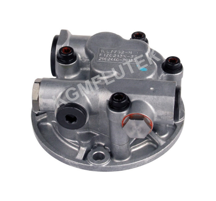 Color plata de Hydraulic Gear Pump del excavador K7V63 para KOBELCO SK140-8