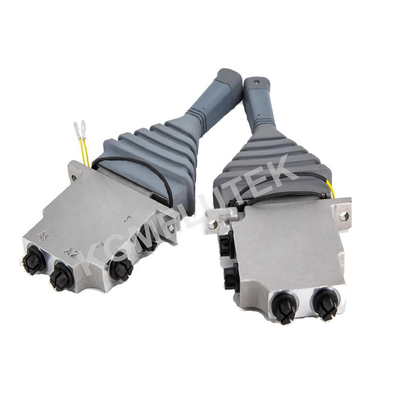 Piloto hidráulico Control Joystick de Joystick Handle Universal del excavador de acero de goma