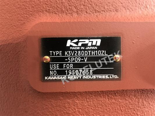 Acero de carbono de la presión K3V280DTH de Hydraulic Pump High del excavador de Kawasaki K3V